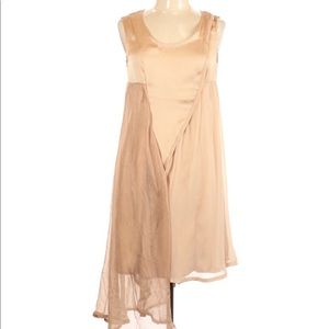 BLACK Casual Nude Dress